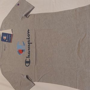 BOYS CHAMPION TEE COLOR:GRAY SIZE XL
